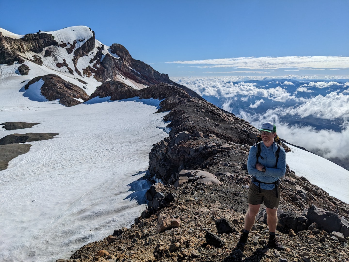 Crossing Into Summit Plateau